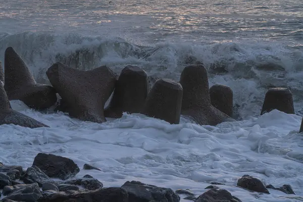 Golven Zwarte Zee — Stockfoto