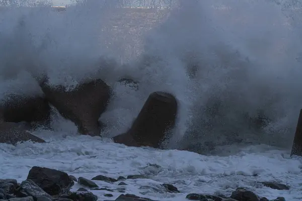 Vågor Vid Svarta Havet — Stockfoto