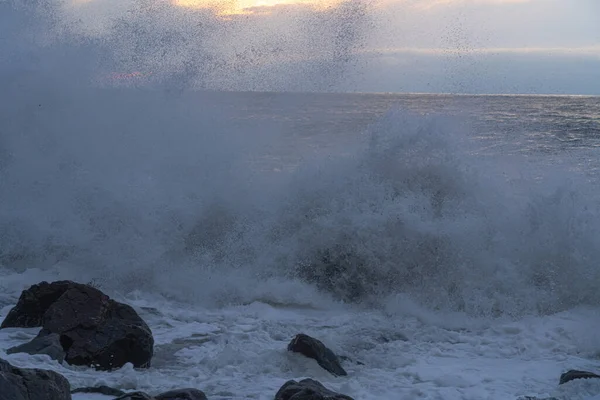 Golven Zwarte Zee — Stockfoto