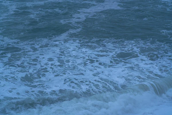 Ondas Atingindo Tetrápodes Mar Negro — Fotografia de Stock