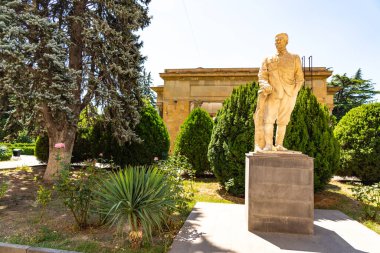 Gürcistan 'ın Gori kentindeki Joseph Stalin anıtı.