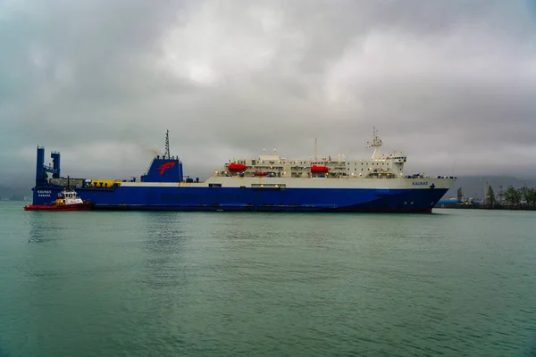 Batumi Georgien Mai 2021 Das Schiff Von Kaunas Läuft Den — Stockfoto