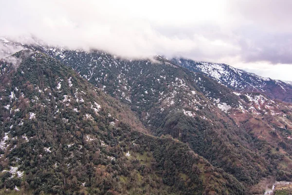 Mtirala Nationalpark Vintern Med Drönare Adjara Georgien — Stockfoto