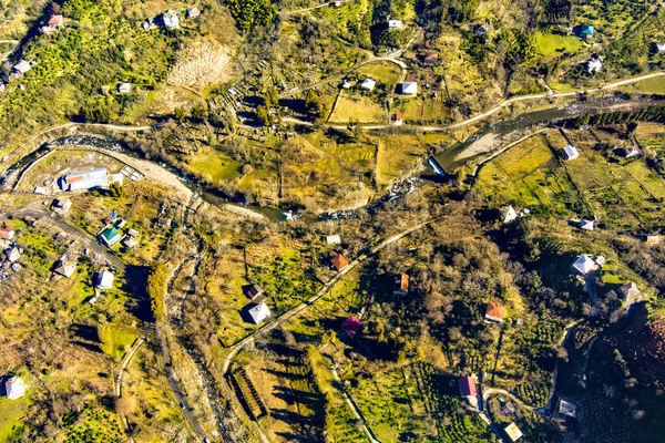 Mtirala Nemzeti Park Télen Drónnal Adjara Georgia — Stock Fotó