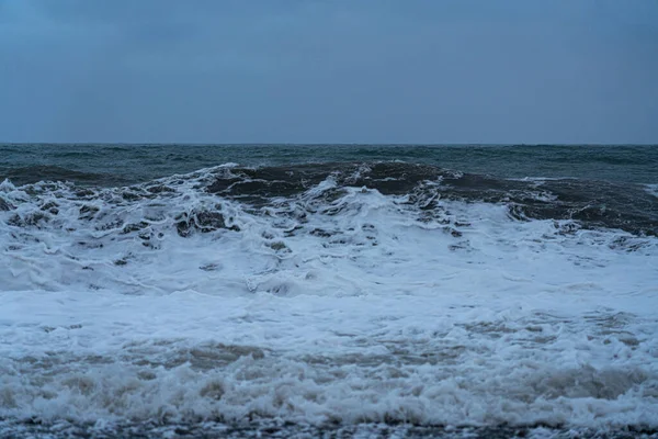 Storm Zwarte Zee Batumi Mei 2021 — Stockfoto