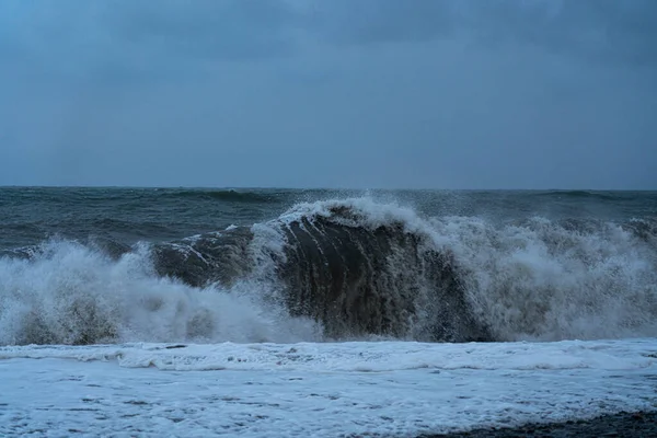 Bouře Černém Moři Batumi Května 2021 — Stock fotografie