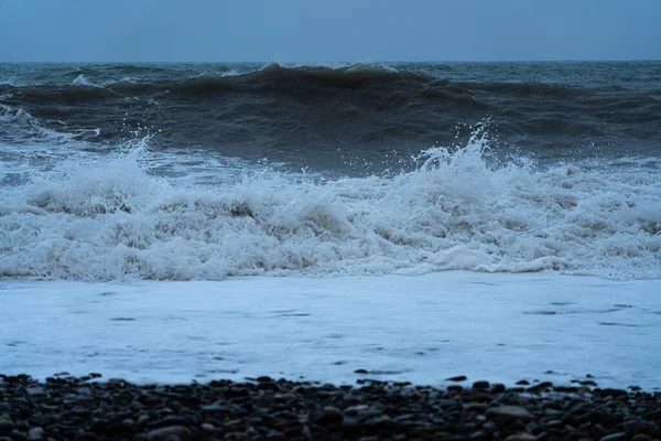 Stormen Vid Svarta Havet Batumi Den Maj 2021 — Stockfoto