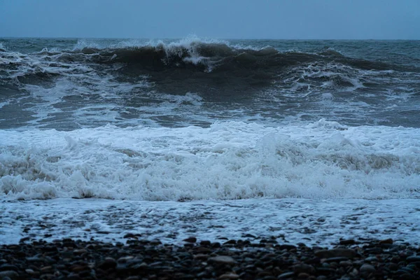 Tempestade Mar Negro Batumi Maio 2021 — Fotografia de Stock