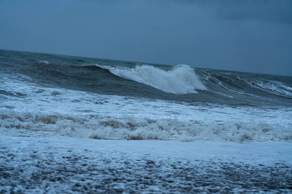 Tempête Sur Mer Noire Batoumi Mai 2021 — Photo