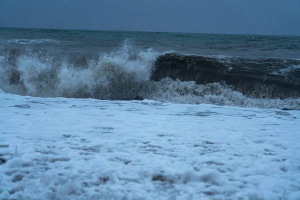 Tormenta Mar Negro Batumi Mayo 2021 — Foto de Stock