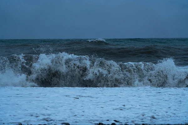 Stormen Vid Svarta Havet Batumi Den Maj 2021 — Stockfoto