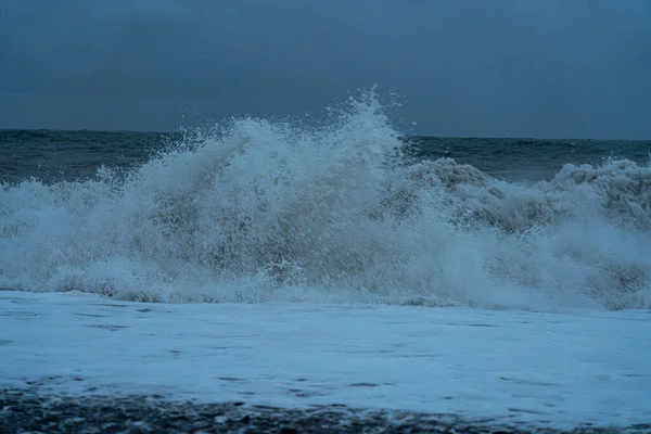 Bouře Černém Moři Batumi Května 2021 — Stock fotografie