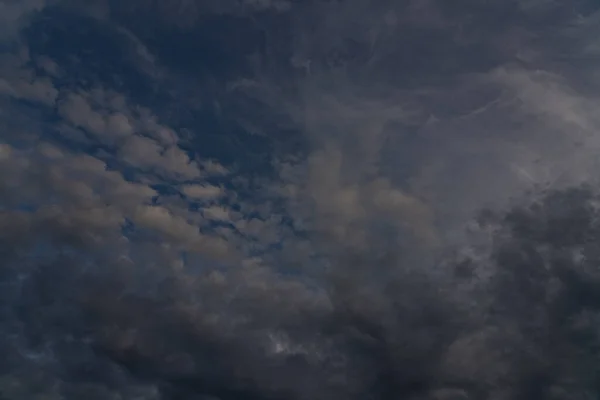 Beautiful Gray Clouds Sunset — Stock Photo, Image