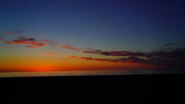 Батумі Грузія Травня 2021 Року Захід Сонця Морі — стокове фото