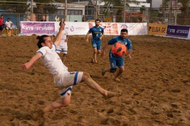 Batumi, Georgia - May 24, 2021: Beach soccer at the stadium