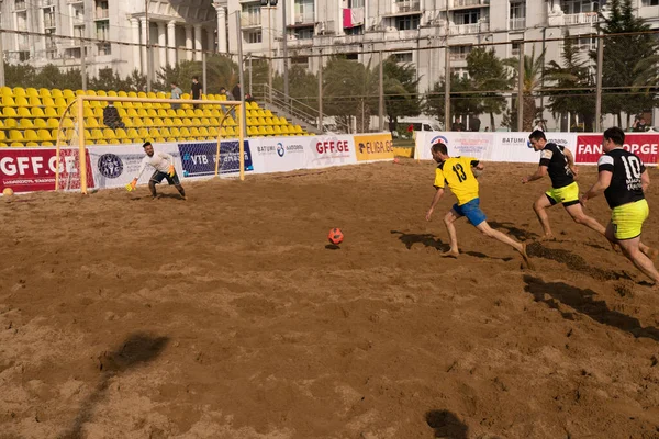 Batumi Georgia May 2021 Beach Soccer Stadium — Zdjęcie stockowe