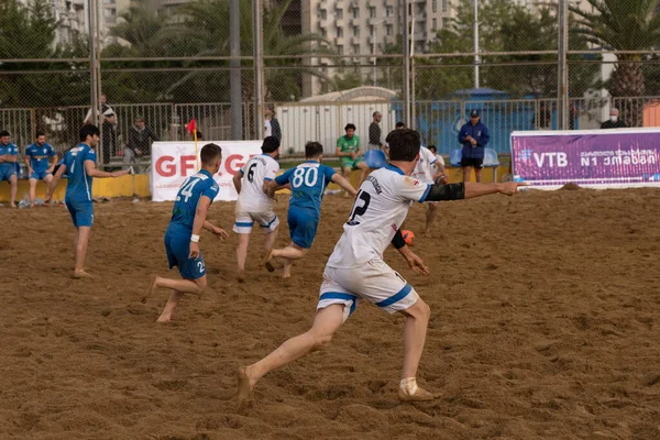 Batumi Georgia May 2021 Beach Soccer Stadium — Zdjęcie stockowe