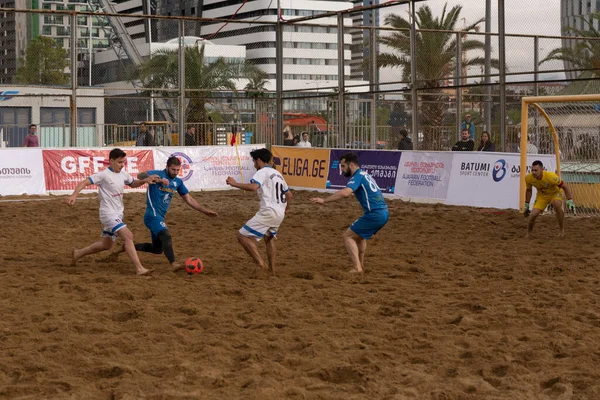 Batumi Georgia May 2021 Beach Soccer Stadium — Zdjęcie stockowe