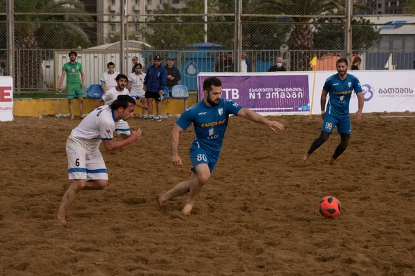 Batumi Georgia May 2021 Beach Soccer Stadium — Zdjęcie stockowe