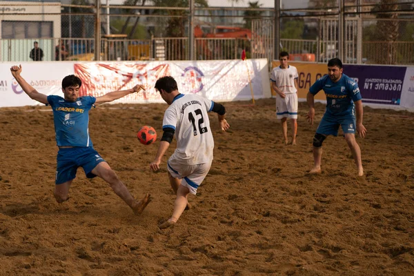 Batumi Georgia May 2021 Beach Soccer Stadium — Zdjęcie stockowe