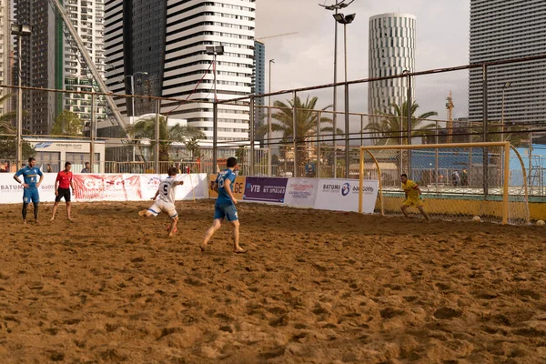 Batumi Georgia May 2021 Beach Soccer Stadium — Zdjęcie stockowe