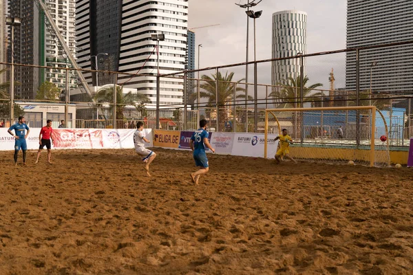 Batumi Georgia May 2021 Beach Soccer Stadium — Zdjęcie stockowe