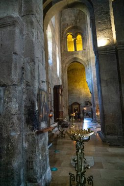 Mtskheta şehrinin kilisesindeki simgeler