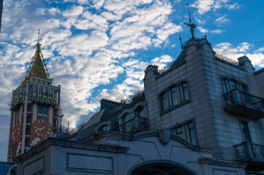 Batumi, Gürcistan - 07 Haziran 2021: Piazza Tower