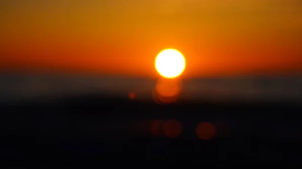 Ηλιοβασίλεμα Στη Μαύρη Θάλασσα Τον Ιούνιο — Φωτογραφία Αρχείου