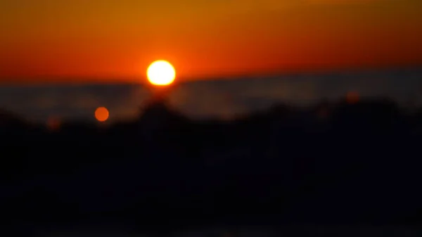 Zachód Słońca Nad Morzem Czarnym Czerwcu — Zdjęcie stockowe