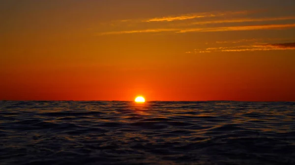 Sunset Black Sea June — Stock Photo, Image