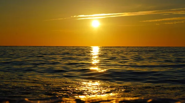 Закат Черном Море Июне — стоковое фото