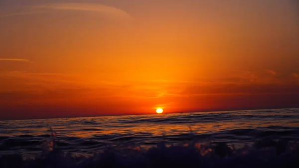 バトゥミの黒海の夕日 — ストック写真