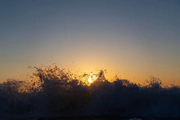 Sonnenuntergang Schwarzen Meer Juni — Stockfoto