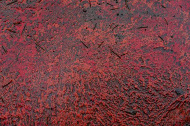 Soyut bir arkaplan olarak kırmızı kaldırım