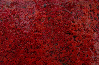 Soyut bir arkaplan olarak kırmızı kaldırım