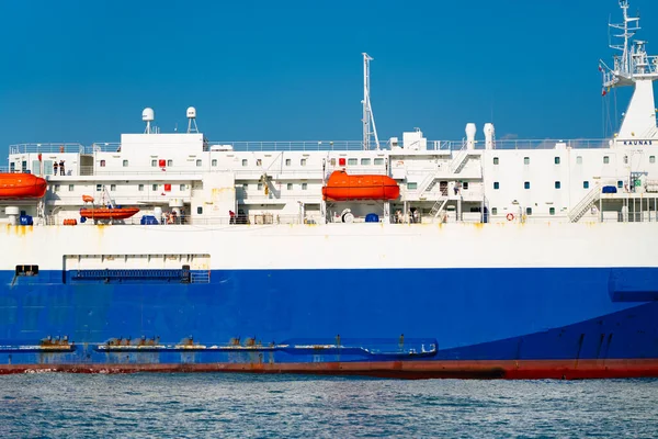 Batumi Geórgia Junho 2021 Ferry Entra Porto — Fotografia de Stock