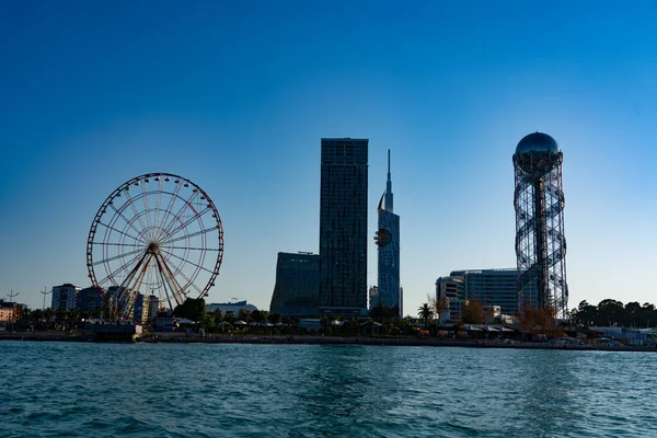 Batumi Geórgia Junho 2021 Vista Dos Pontos Turísticos Cidade Mar — Fotografia de Stock