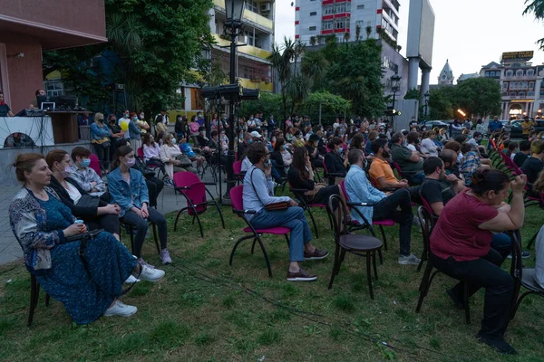 Batumi Georgien Juni 2021 Premiere Des Stücks Hellados Schauspielhaus — Stockfoto