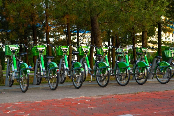 Batumi Georgia June 2021 Bicycle Rental Boulevard — Stock Photo, Image