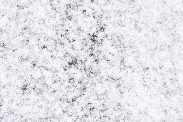 Fondo Abstracto Forma Nieve Sobre Asfalto — Foto de Stock