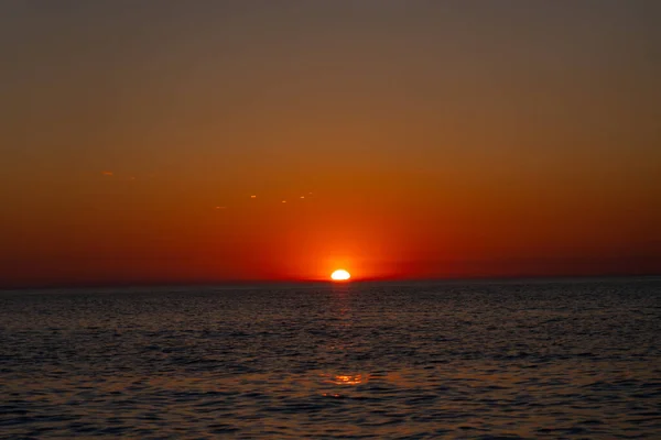Sunset Black Sea June — Stock Photo, Image