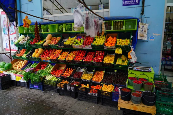 Батуми Грузия Июня 2021 Года Уличный Магазин Продаже Фруктов Овощей — стоковое фото