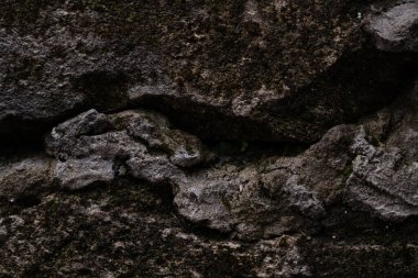 Soyut bir arkaplan şeklinde kahverengi taş