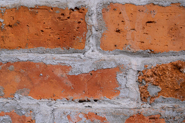 Brick brown wall as an abstract background