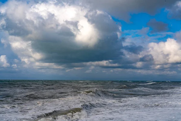 Batumi Γεωργία Μαρτίου 2021 Καταιγίδα Στη Μαύρη Θάλασσα — Φωτογραφία Αρχείου