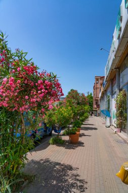 Batumi, Georgia - July 2, 2021: Lermontov street