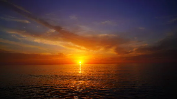 Pôr Sol Mar Negro Maio — Fotografia de Stock