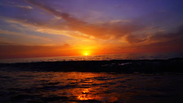 Puesta Sol Mar Negro Mayo — Foto de Stock