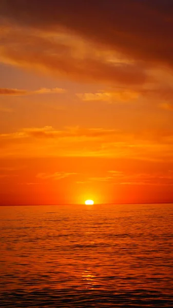 흑해의 아름다운 주황색 — 스톡 사진